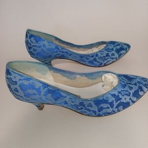 Studio G Blue Strappy Heels